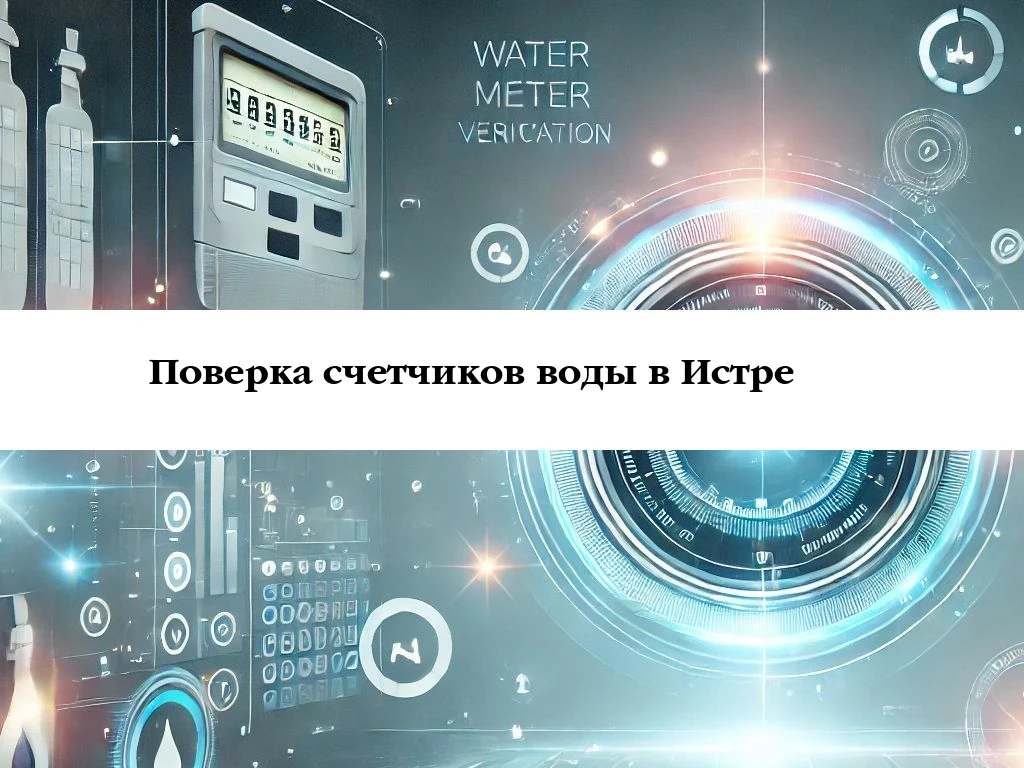 Поверка водосчётчика в Истре