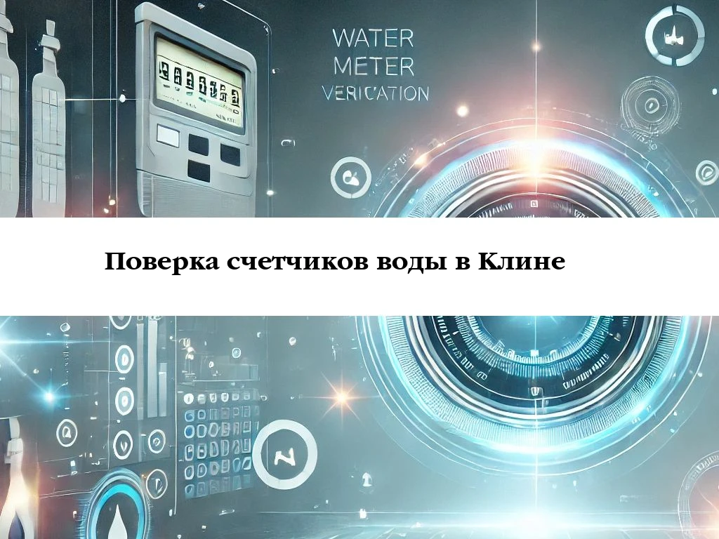 Поверка водосчётчика в Клине