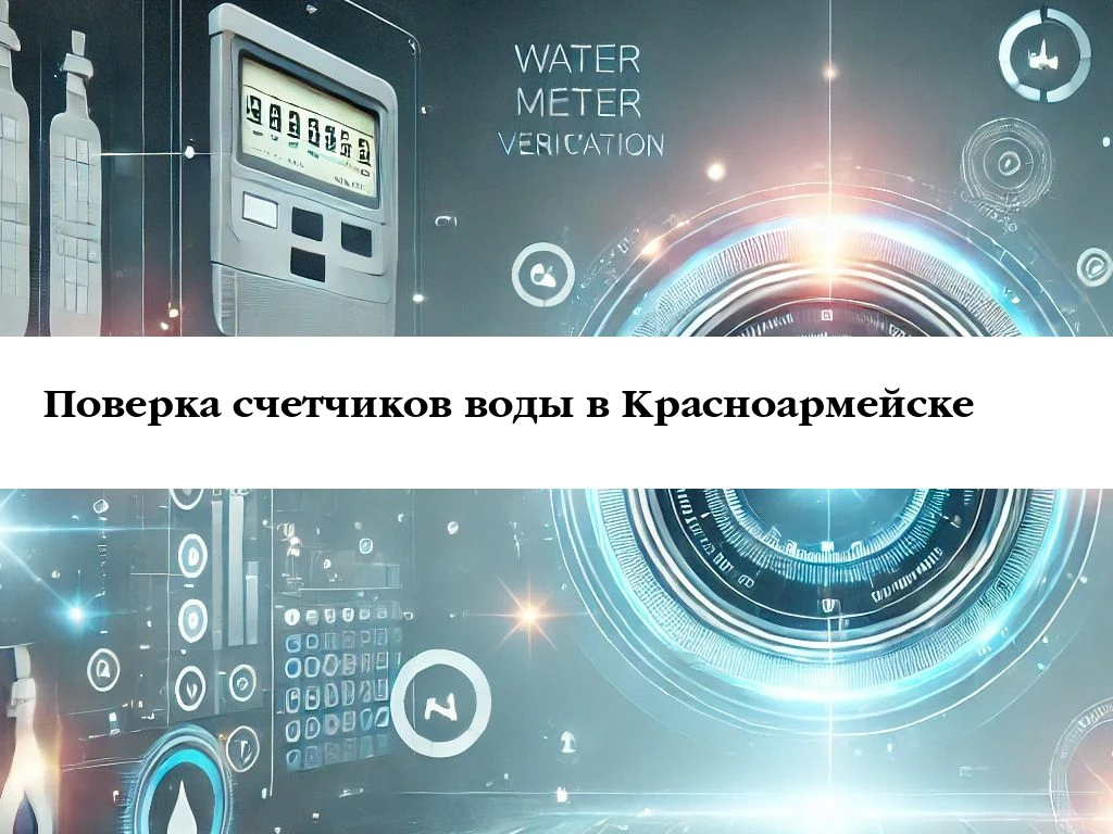 Поверка водосчётчика в Красноармейске