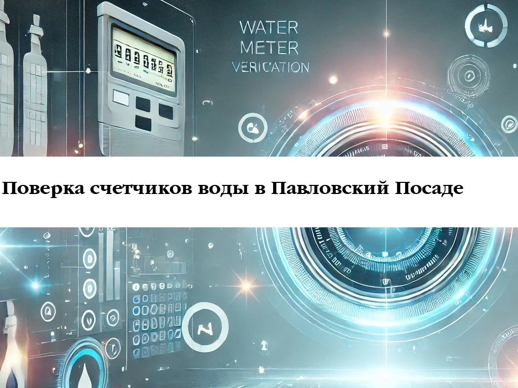 Поверка водосчётчика в Павловский Посаде