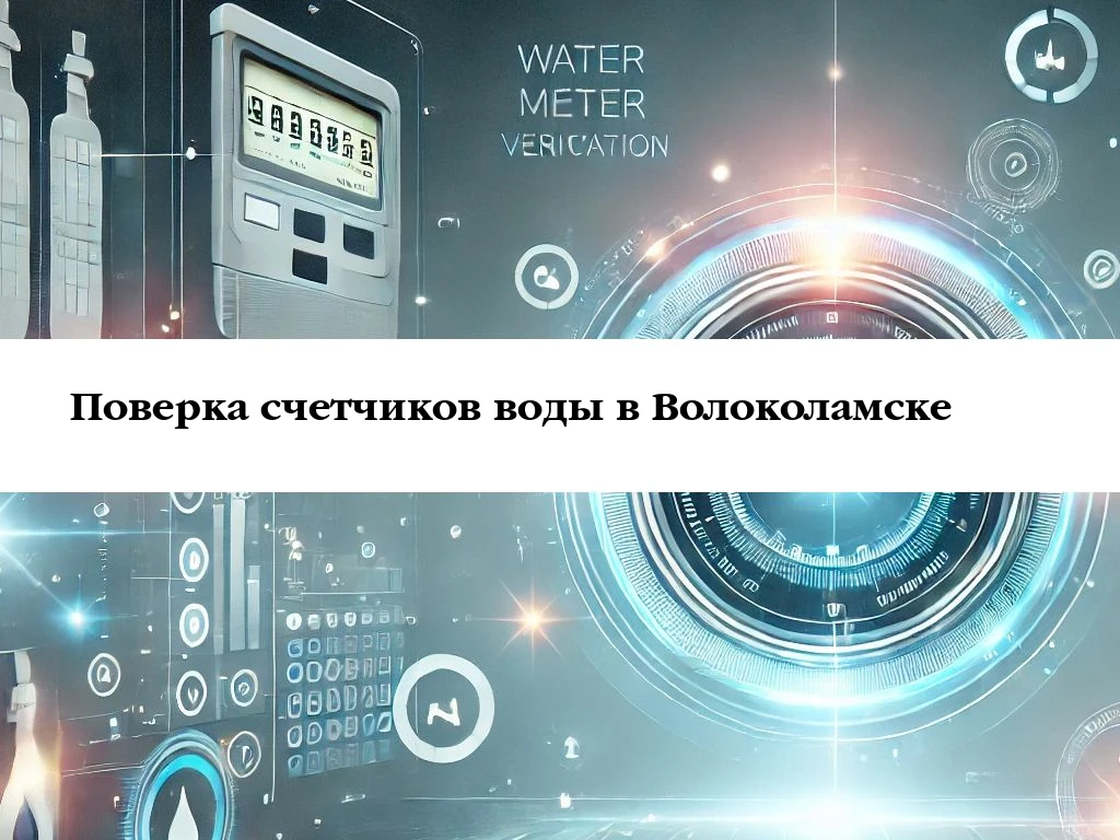 Поверка водосчётчика в Волоколамске