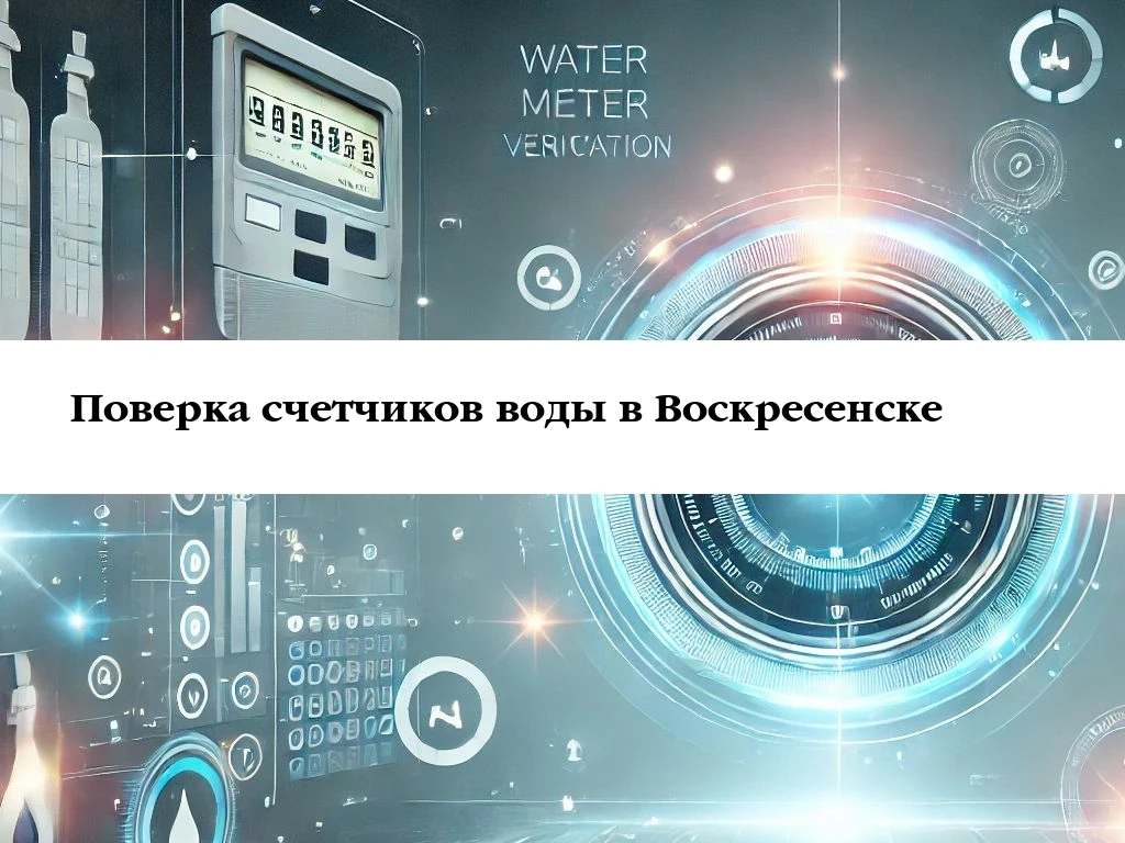 Поверка водосчётчика в Воскресенске